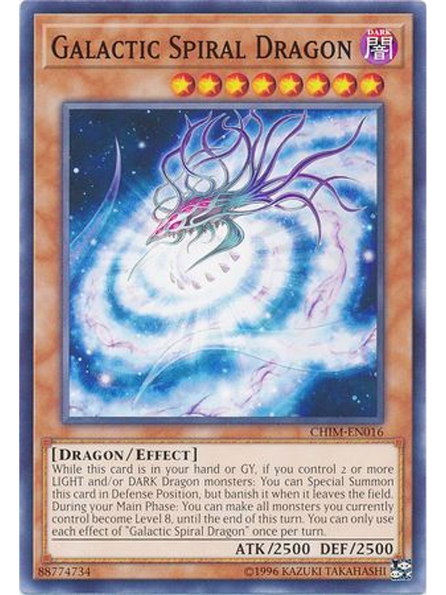 Galactic Spiral Dragon - CHIM-EN016 - Common Unlimited 1