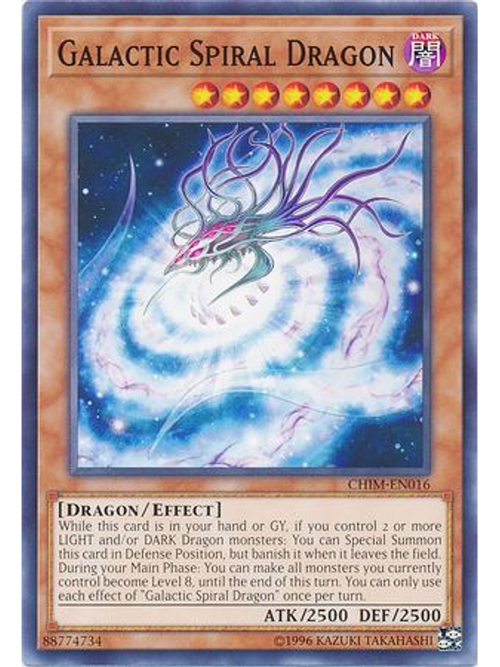 Galactic Spiral Dragon - CHIM-EN016 - Common Unlimited 1