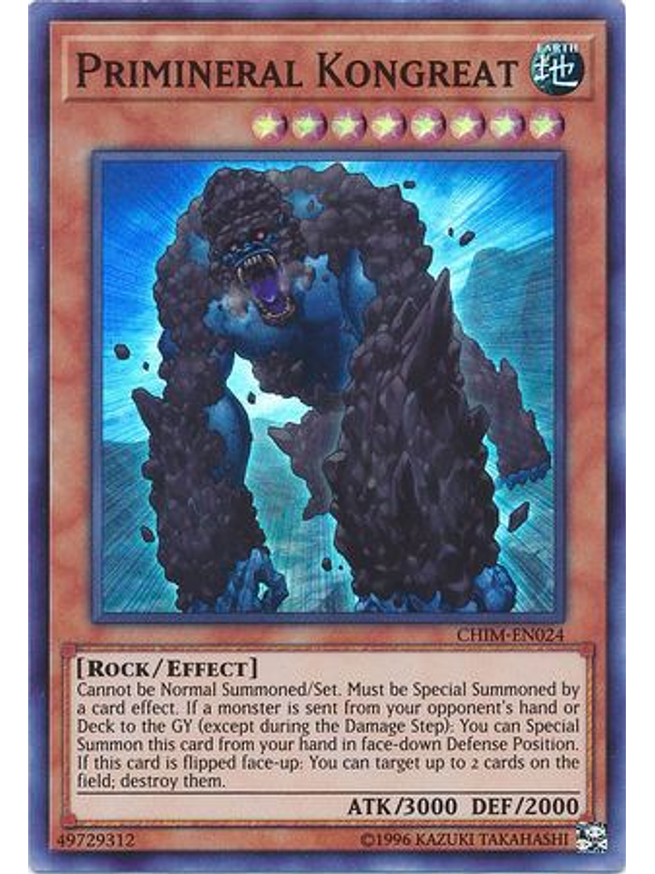 Primineral Kongreat - CHIM-EN024 - Super Rare Unlimited 1