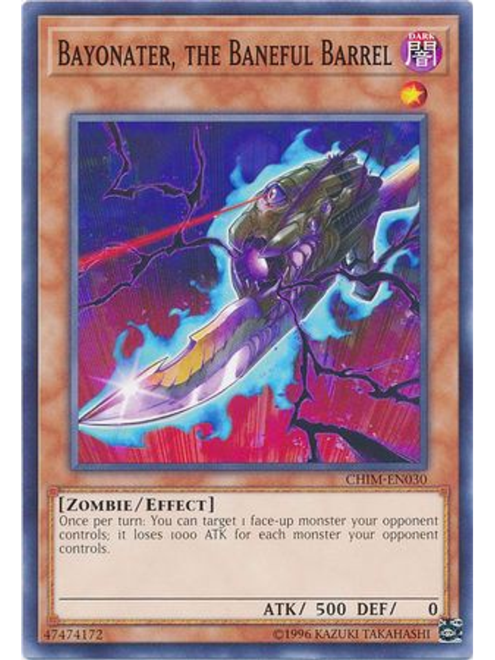 Bayonater, the Baneful Barrel - CHIM-EN030 - Common Unlimited 1