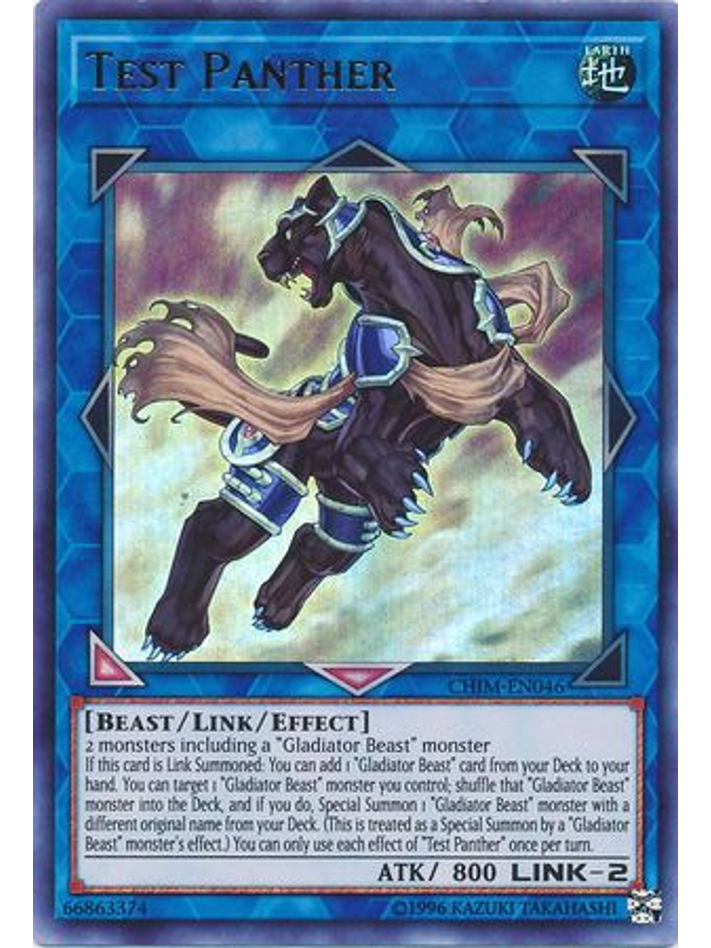 Test Panther - CHIM-EN046 - Ultra Rare Unlimited 1