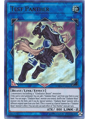 Test Panther - CHIM-EN046 - Ultra Rare Unlimited