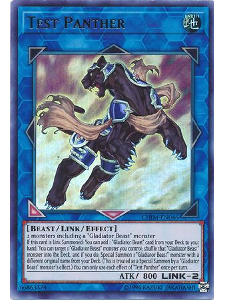 Test Panther - CHIM-EN046 - Ultra Rare Unlimited 1