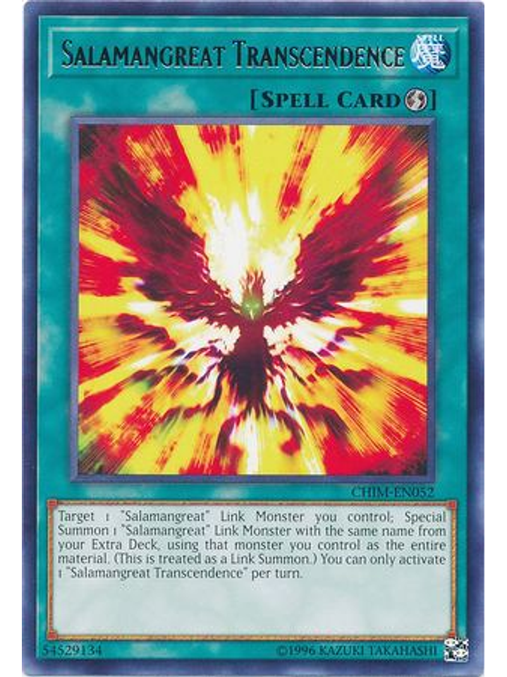 Salamangreat Transcendence - CHIM-EN052 - Rare Unlimited 1