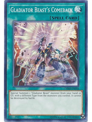 Gladiator Beast's Comeback - CHIM-EN056 - Common Unlimited