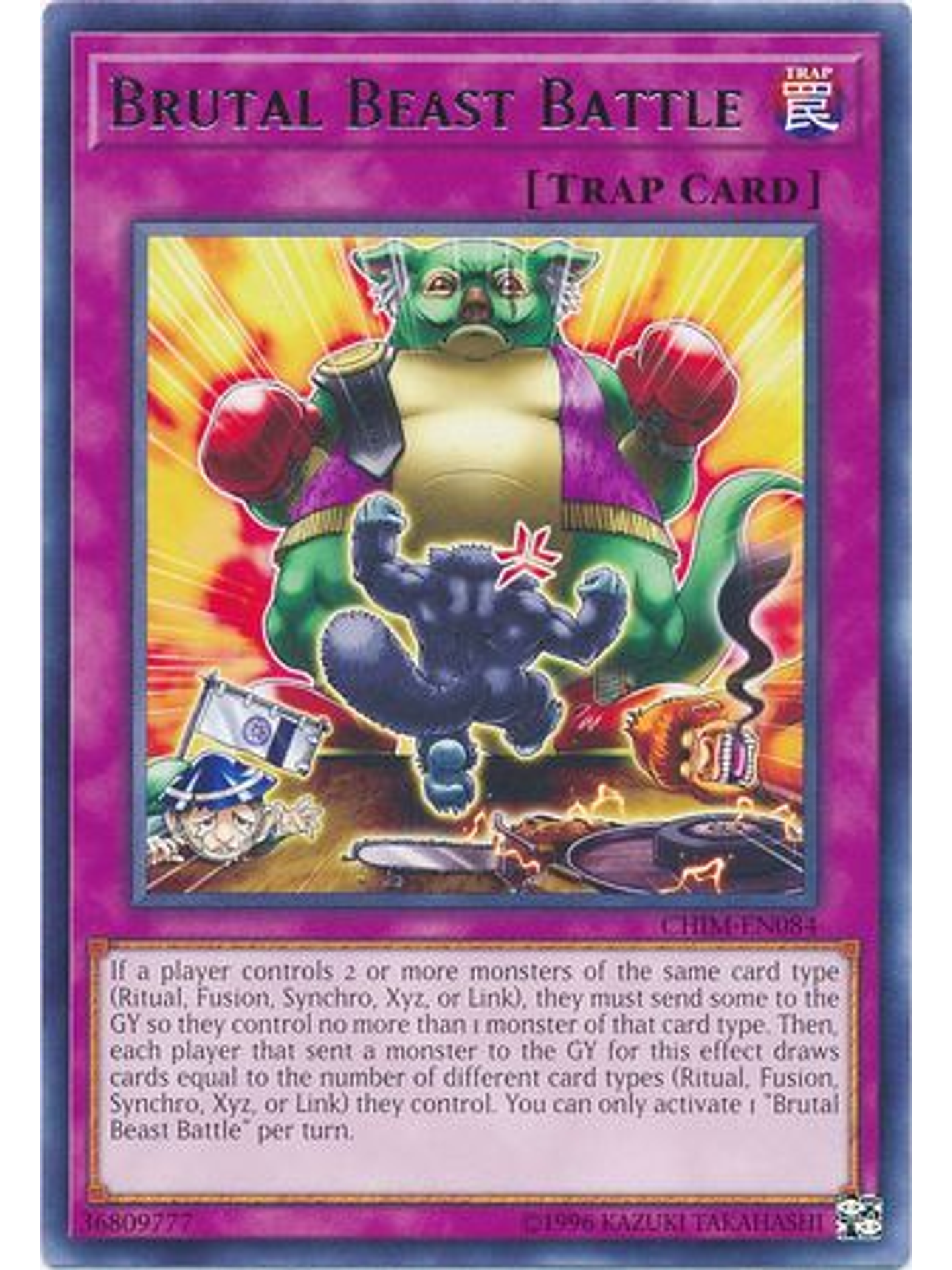 Brutal Beast Battle - CHIM-EN084 - Rare Unlimited 1