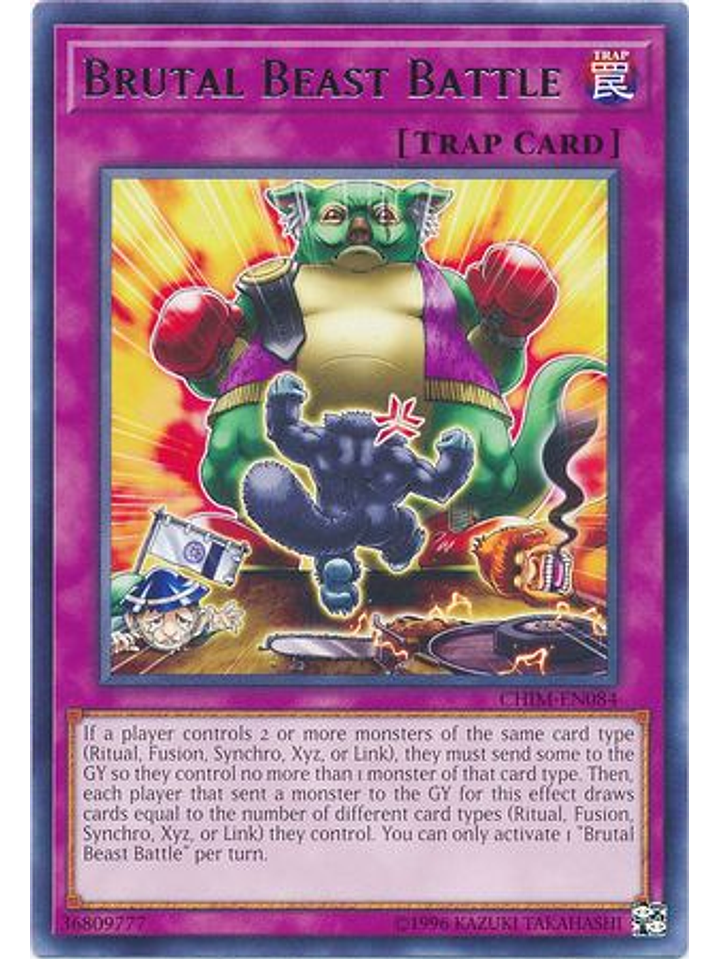 Brutal Beast Battle - CHIM-EN084 - Rare Unlimited 1