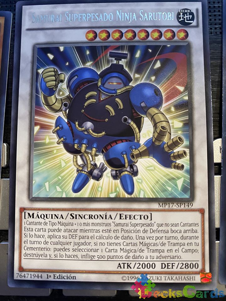 Superheavy Samurai Ninja Sarutobi - MP17-EN149 - Rare 1st Edition 1