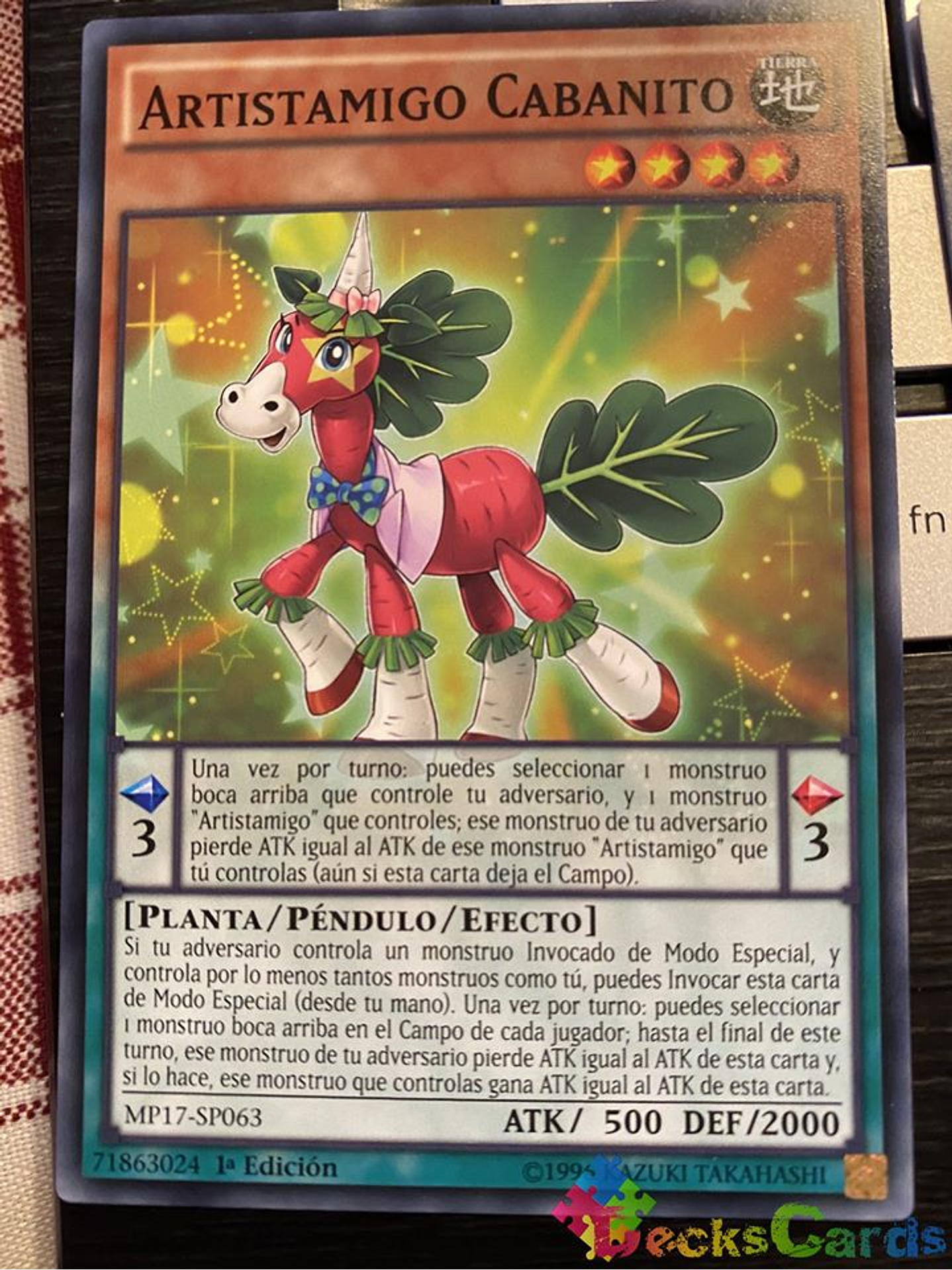 Performapal Radish Horse - MP17-EN063 - Common 1st Edition 1