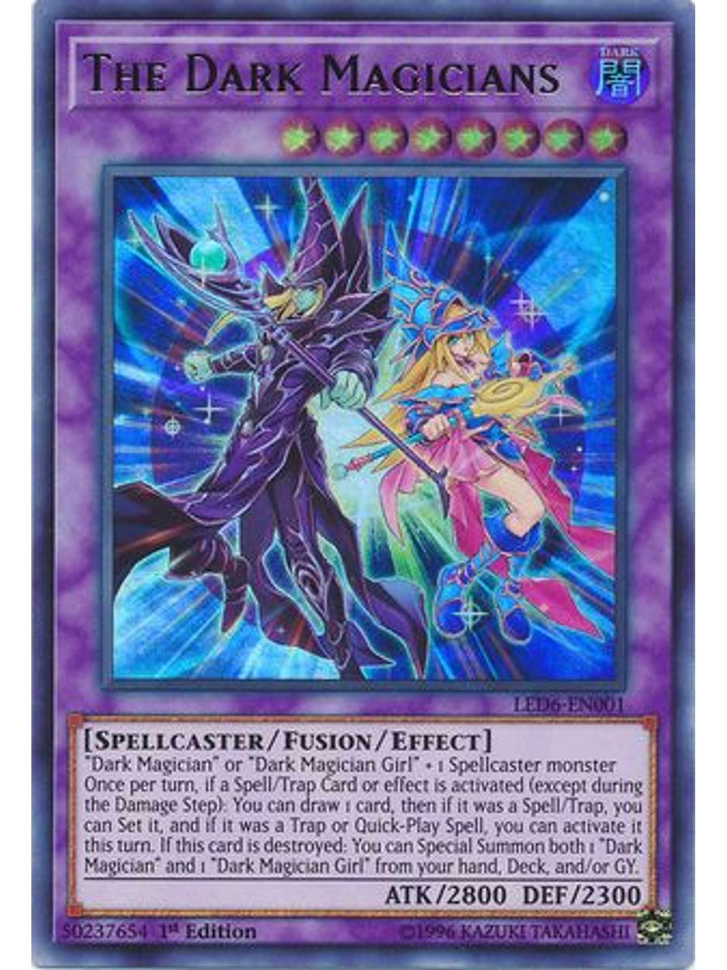 The Dark Magicians - LED6-EN001 - Ultra Rare 1st Edition 1