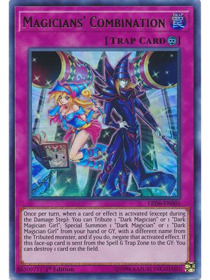 Magicians' Combination - LED6-EN005 - Ultra Rare 1st Edition 1