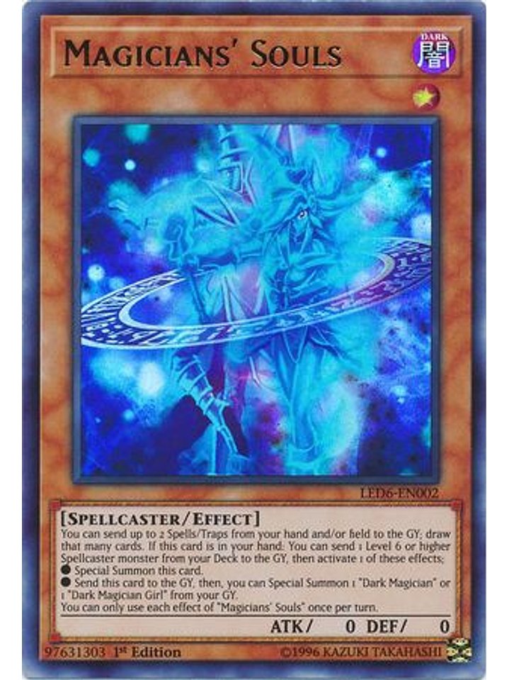 Magicians' Souls - LED6-EN002 - Ultra Rare 1st Edition 1