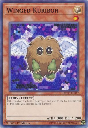 Winged Kuriboh - LED6-EN017 - Common 1st Edition