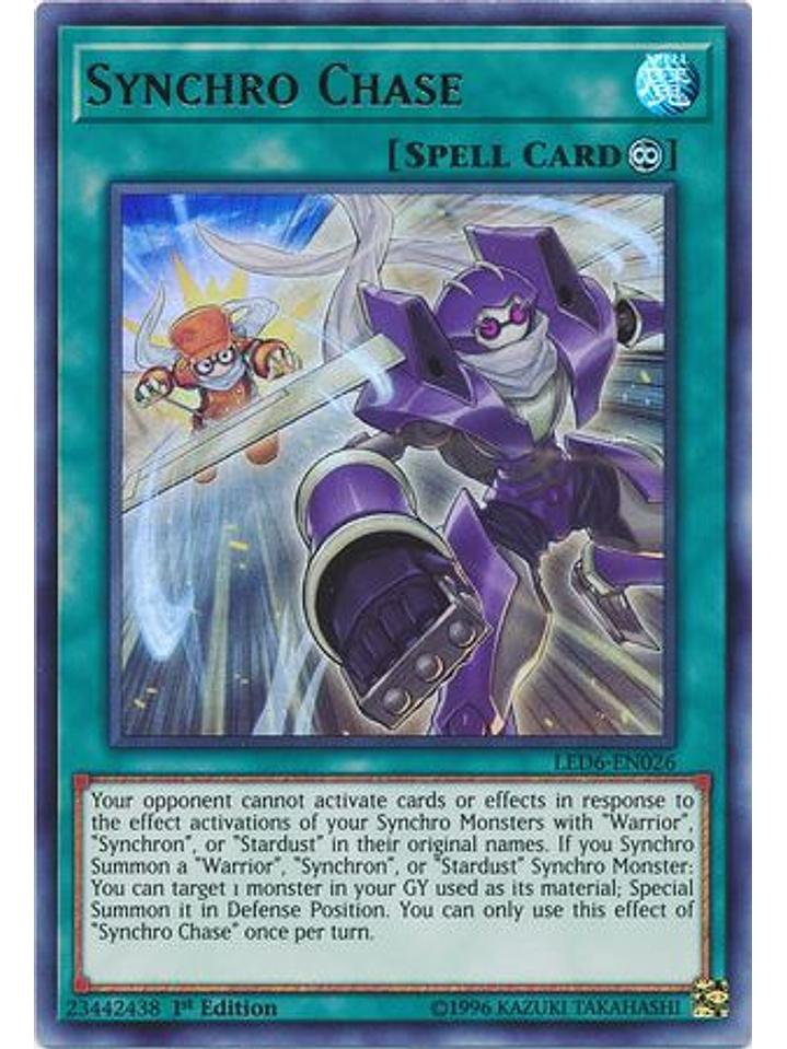 Synchro Chase - LED6-EN026 - Ultra Rare 1st Edition 1