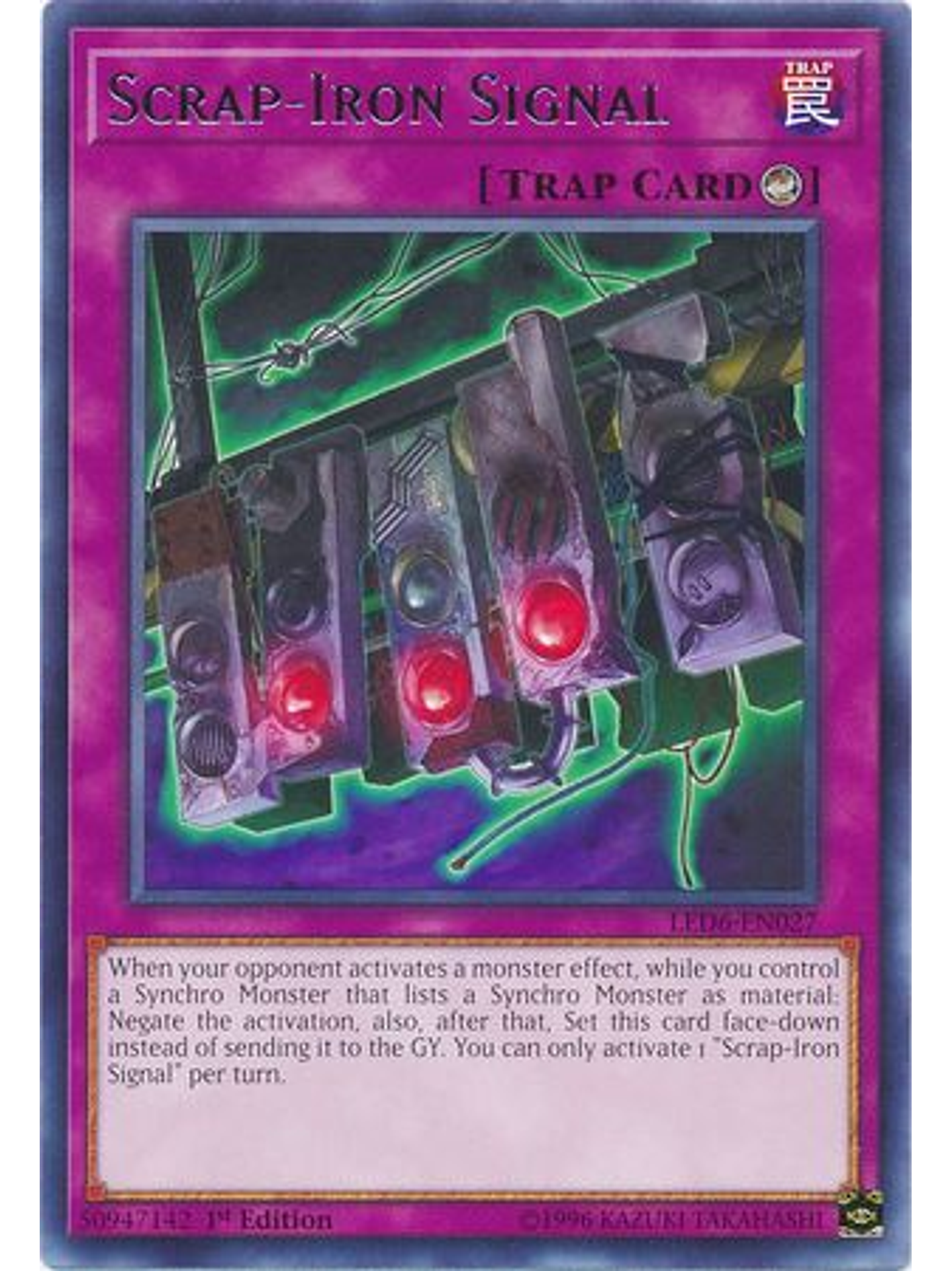 Scrap-Iron Signal - LED6-EN027 - Rare 1st Edition 1