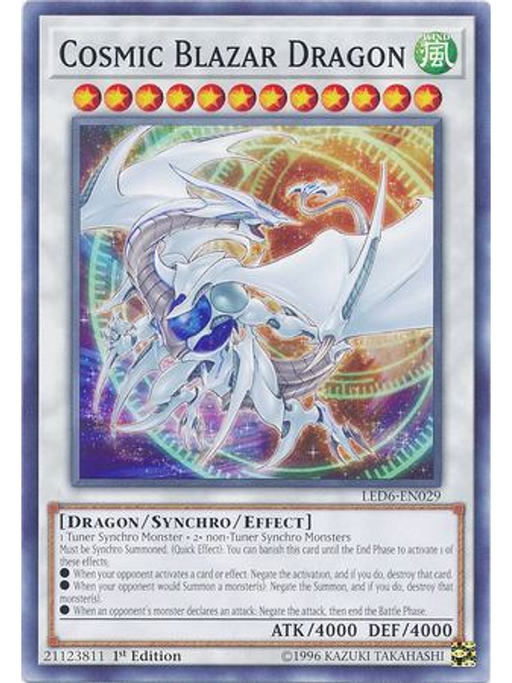Cosmic Blazar Dragon - LED6-EN029 - Common 1st Edition 1