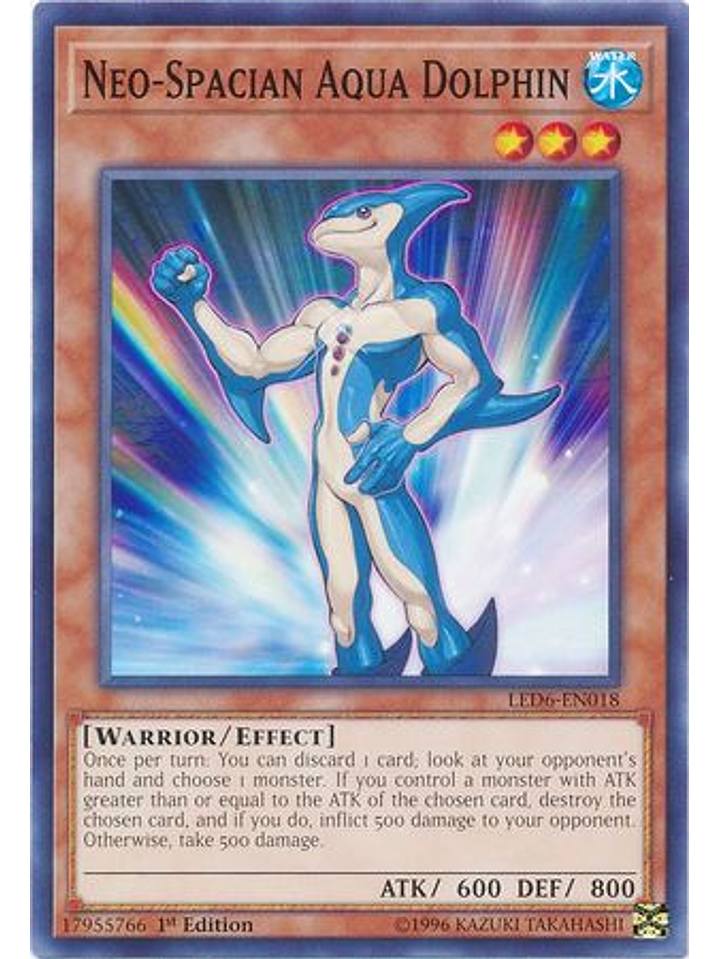 Neo-Spacian Aqua Dolphin - LED6-EN018 - Common 1st Edition 1