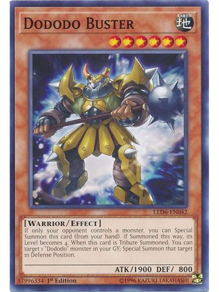 Dododo Buster - LED6-EN042 - Common 1st Edition 1