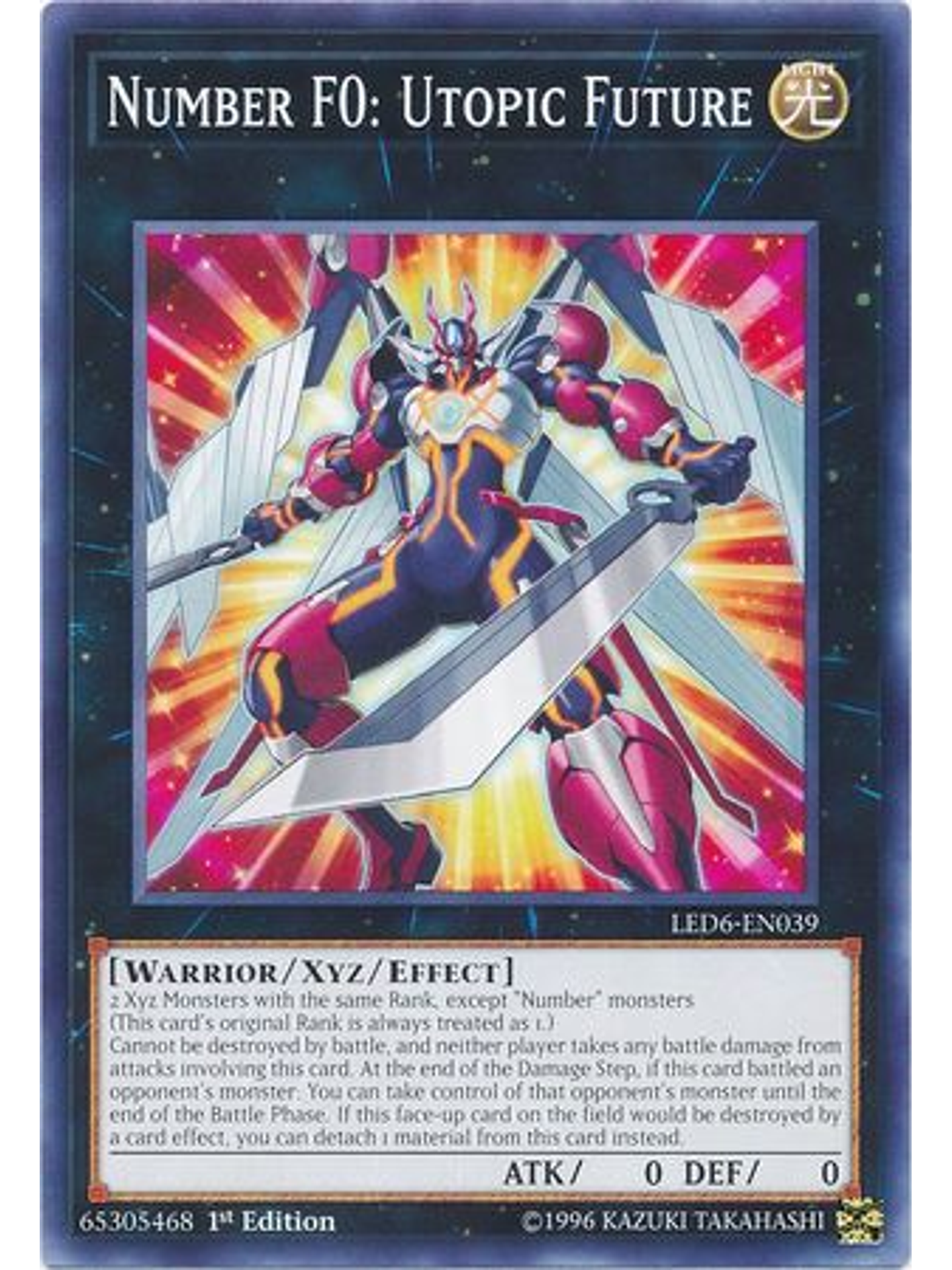 Number F0: Utopic Future - LED6-EN039 - Common 1st Edition 1