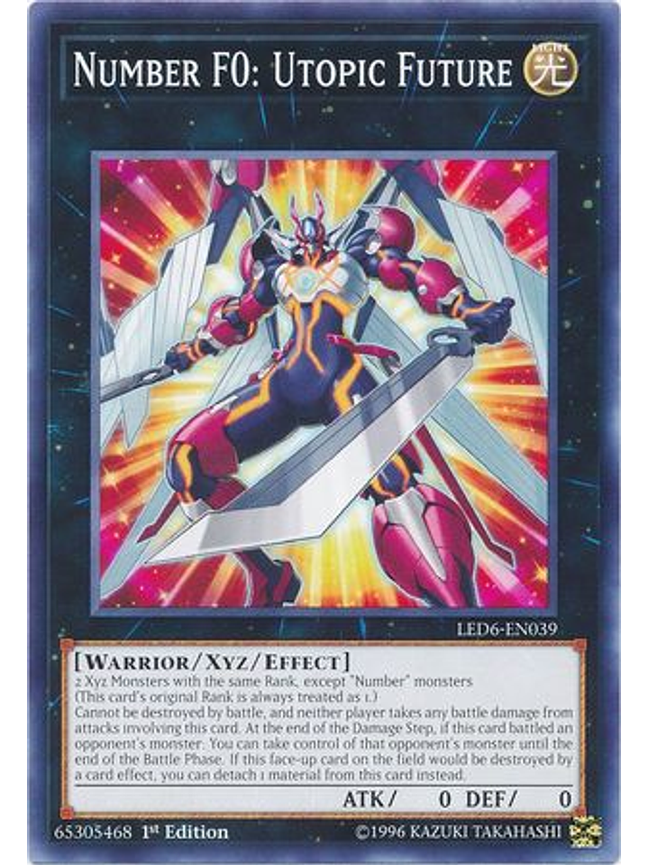 Number F0: Utopic Future - LED6-EN039 - Common 1st Edition 1