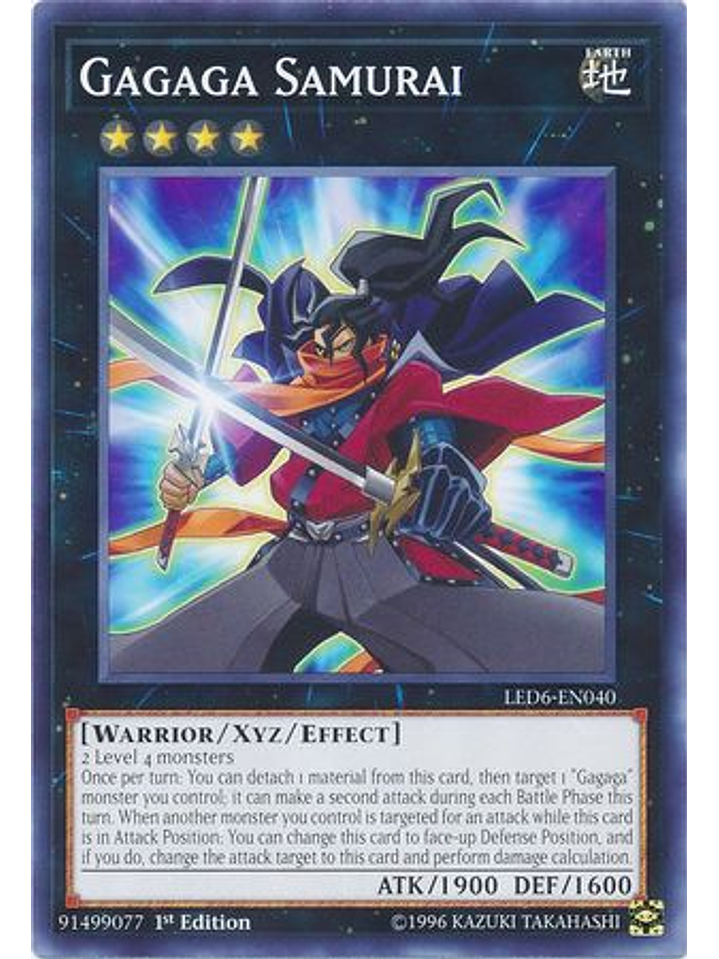Gagaga Samurai - LED6-EN040 - Common 1st Edition 1