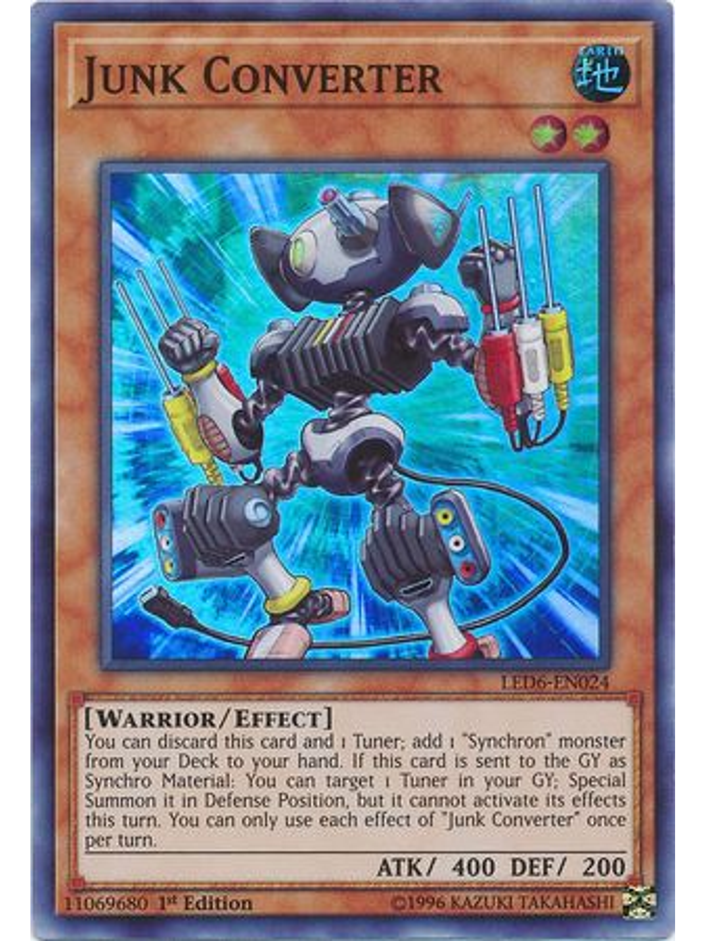 Junk Converter - LED6-EN024 - Super Rare 1st Edition 1