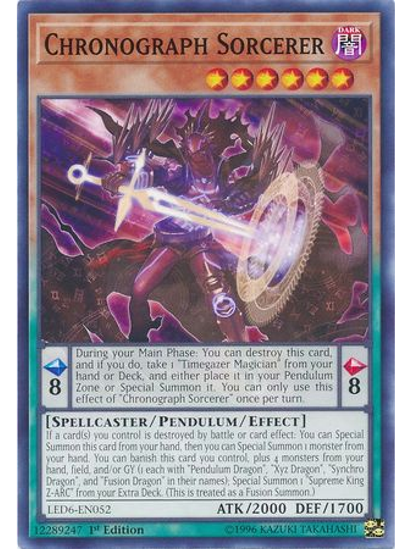 Chronograph Sorcerer - LED6-EN052 - Common 1st Edition 1