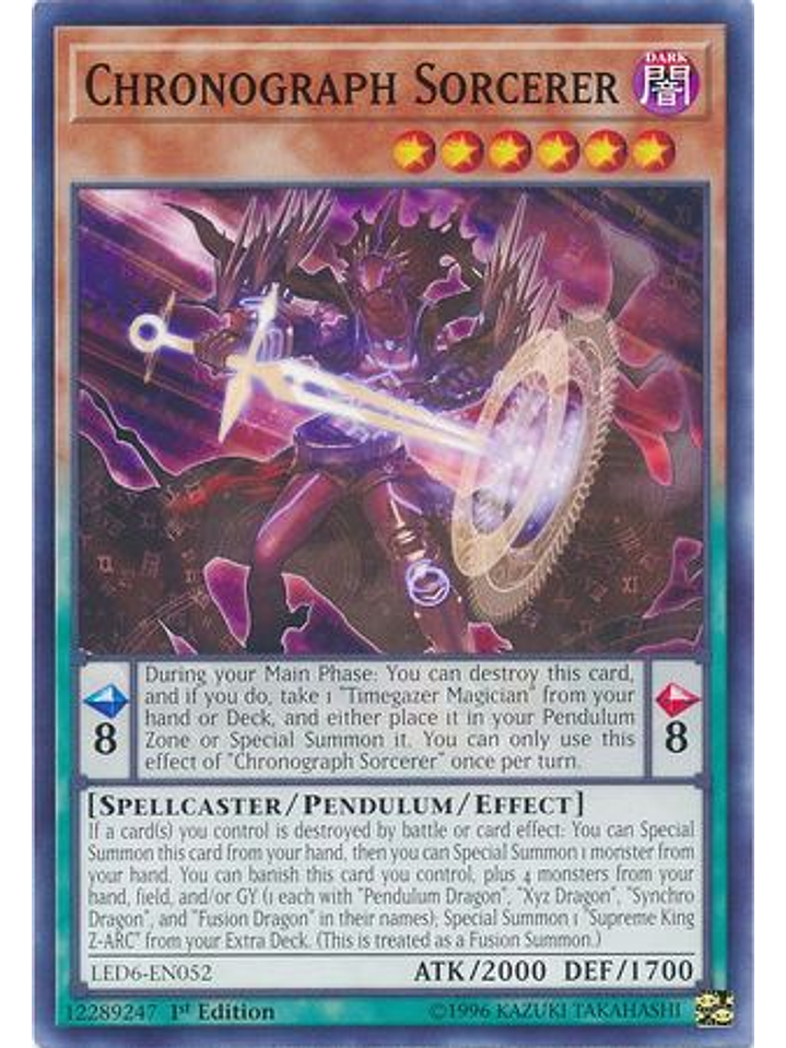 Chronograph Sorcerer - LED6-EN052 - Common 1st Edition 1