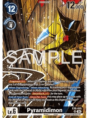 EX8-055 (Alternate Art) Pyramidimon