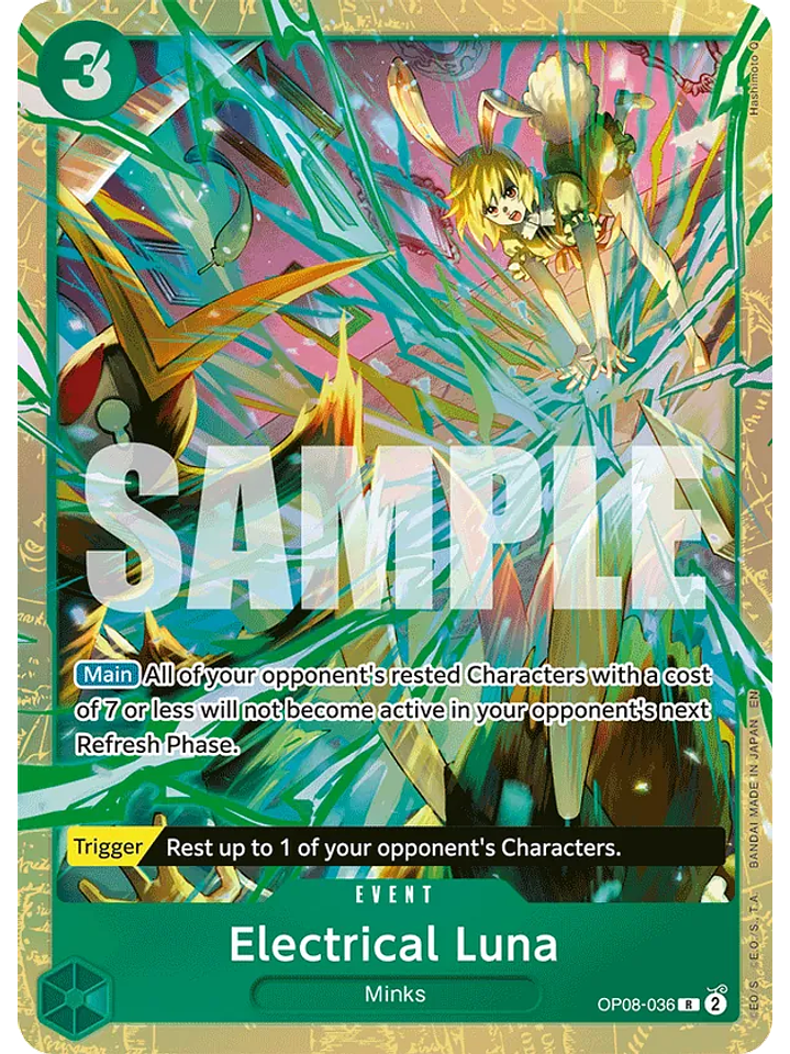 OP08-036 (Alternate Art) Electrical Luna 1