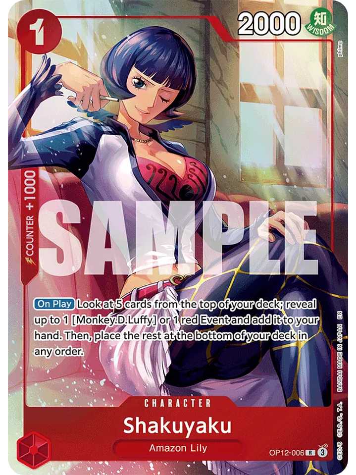 OP12-006 (Alternate Art) Shakuyaku 1