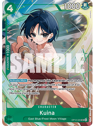 OP12-026 (Alternate Art) Kuina