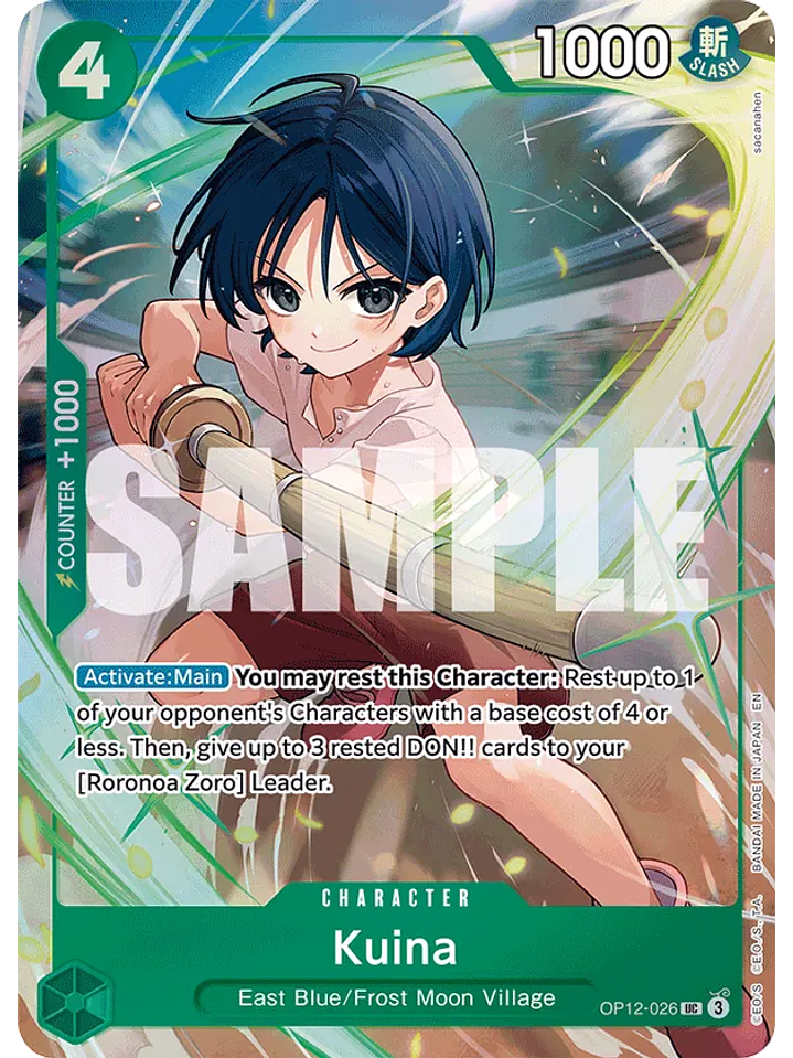 OP12-026 (Alternate Art) Kuina 1