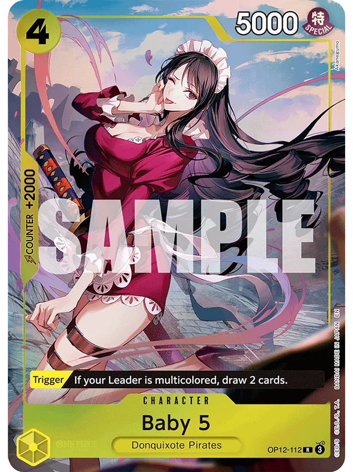 OP12-112 (Alternate Art) Baby 5 1