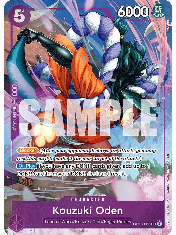 OP13-063 (Alternate Art) Kouzuki Oden 1