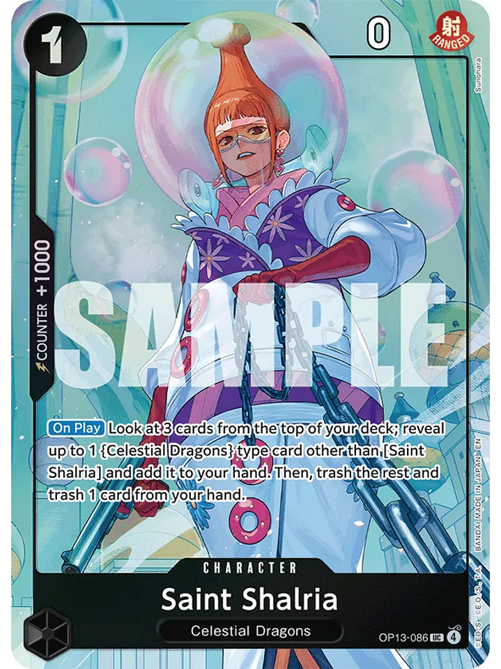 OP13-086 (Alternate Art) Saint Shalria 1