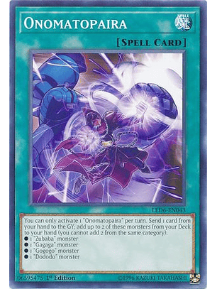 Onomatopaira - LED6-EN043 - Common 1st Edition