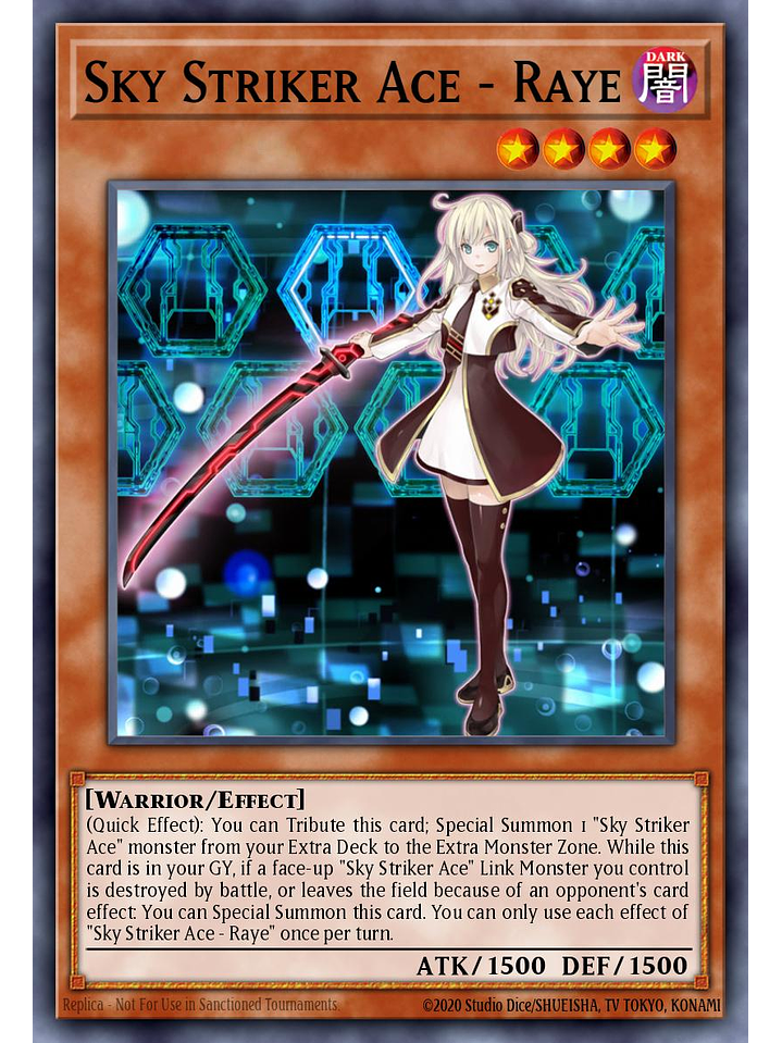 Sky Striker Ace - Raye - L26D-ENS01 - Common 1st Edition 1