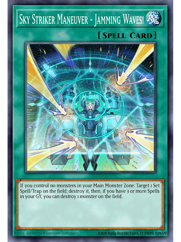 Sky Striker Maneuver - Jamming Waves! - L26D-ENS12 - Common 1st Edition 1