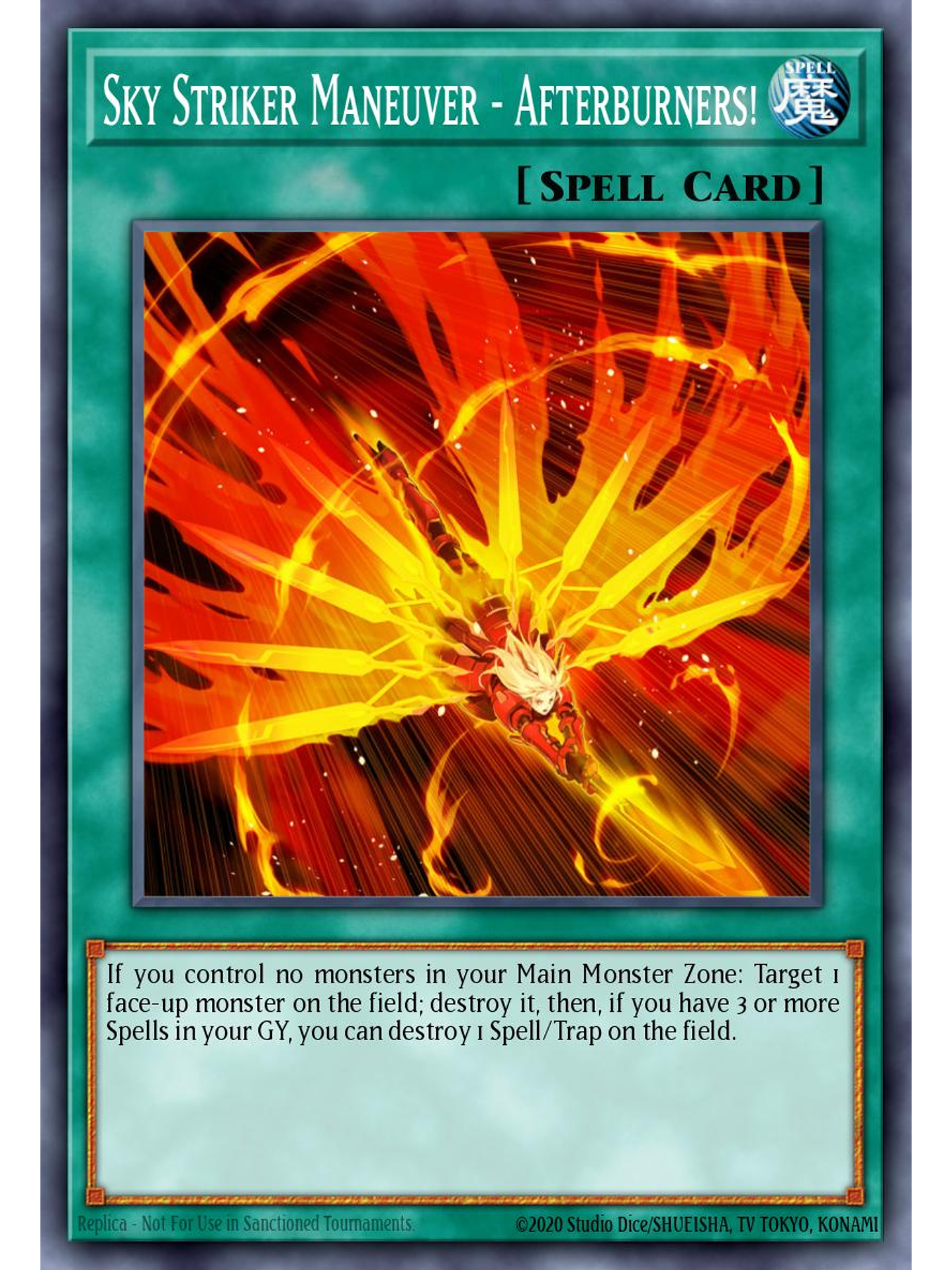 Sky Striker Maneuver - Afterburners! - L26D-ENS11 - Common 1st Edition 1