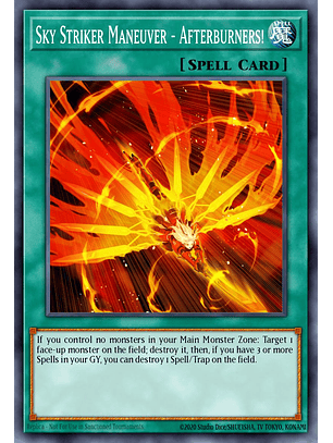 Sky Striker Maneuver - Afterburners! - L26D-ENS11 - Common 1st Edition