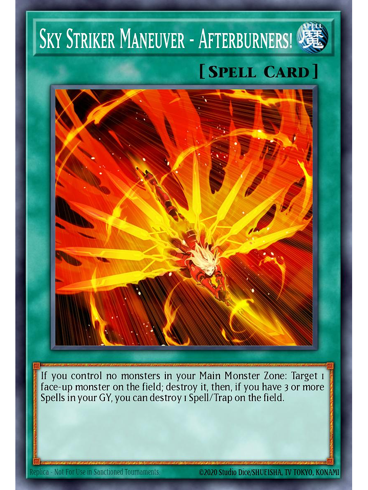 Sky Striker Maneuver - Afterburners! - L26D-ENS11 - Common 1st Edition 1