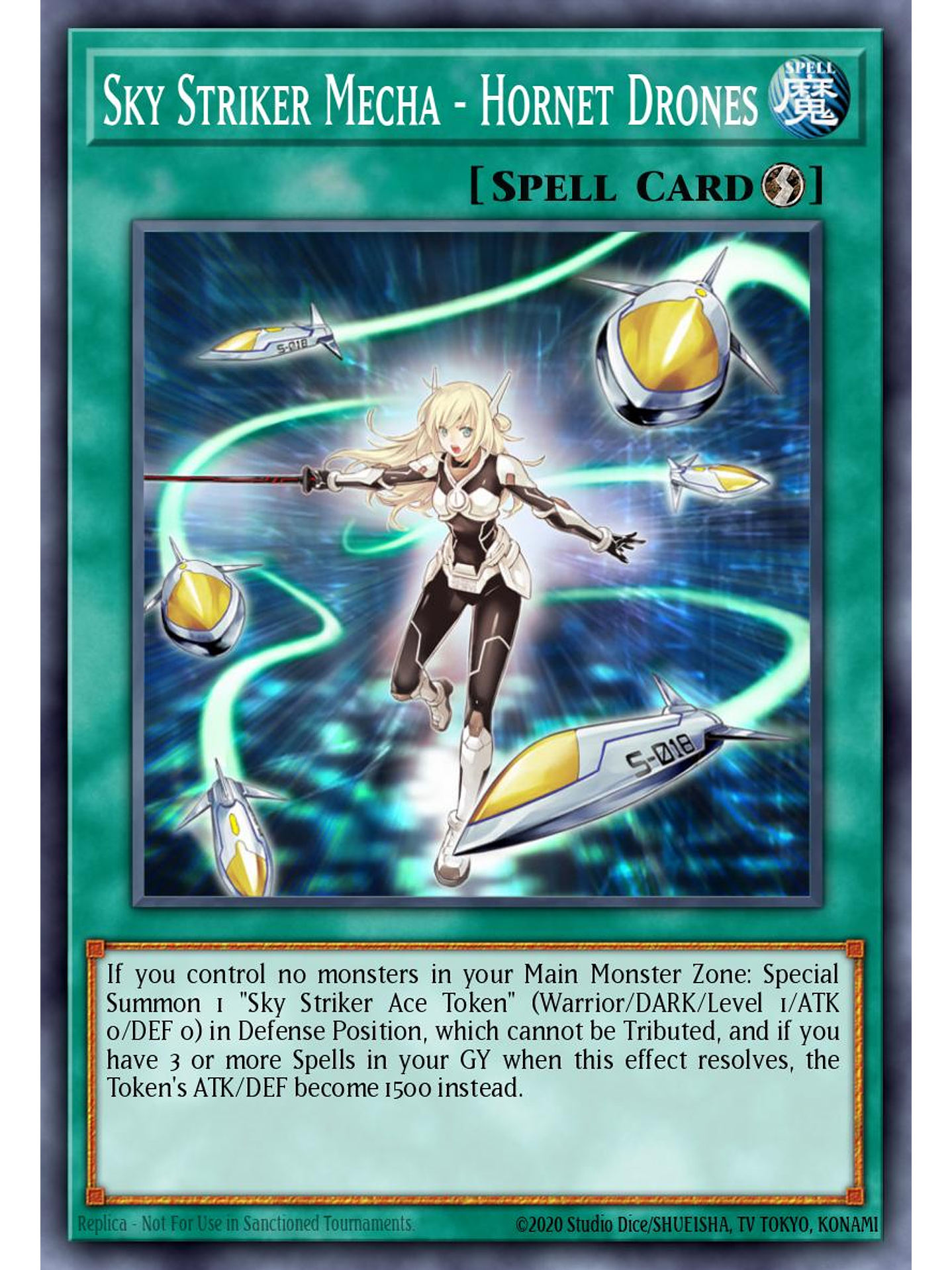 Sky Striker Mecha - Hornet Drones - L26D-ENS13 - Ultra Rare 1st Edition 1