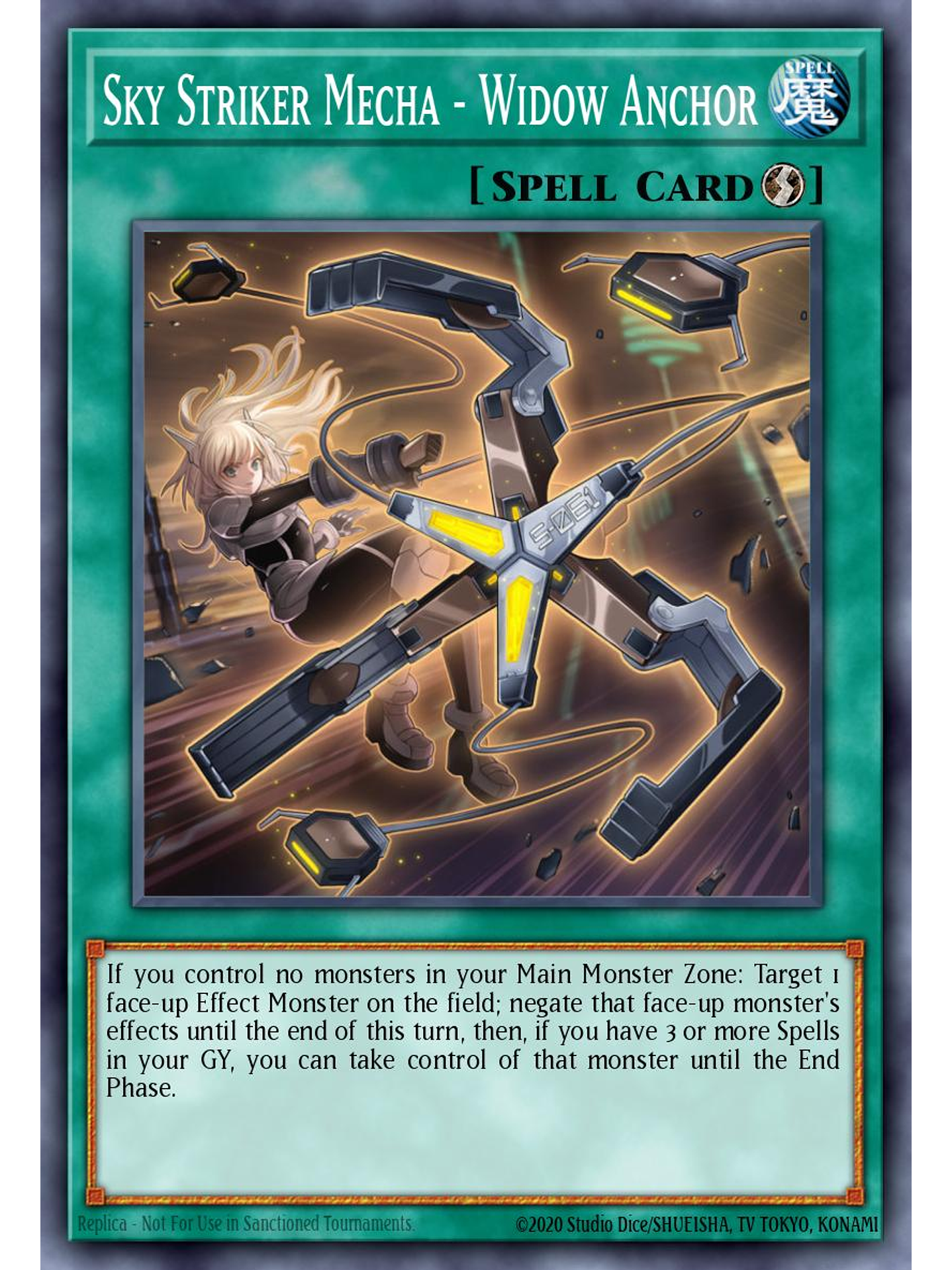 Sky Striker Mecha - Widow Anchor - L26D-ENS14 - Common 1st Edition 1