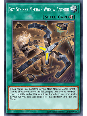 Sky Striker Mecha - Widow Anchor - L26D-ENS14 - Common 1st Edition