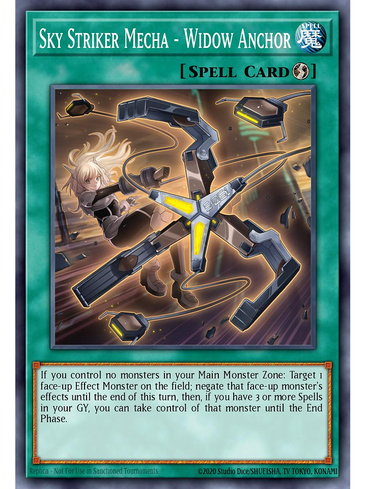 Sky Striker Mecha - Widow Anchor - L26D-ENS14 - Common 1st Edition 1