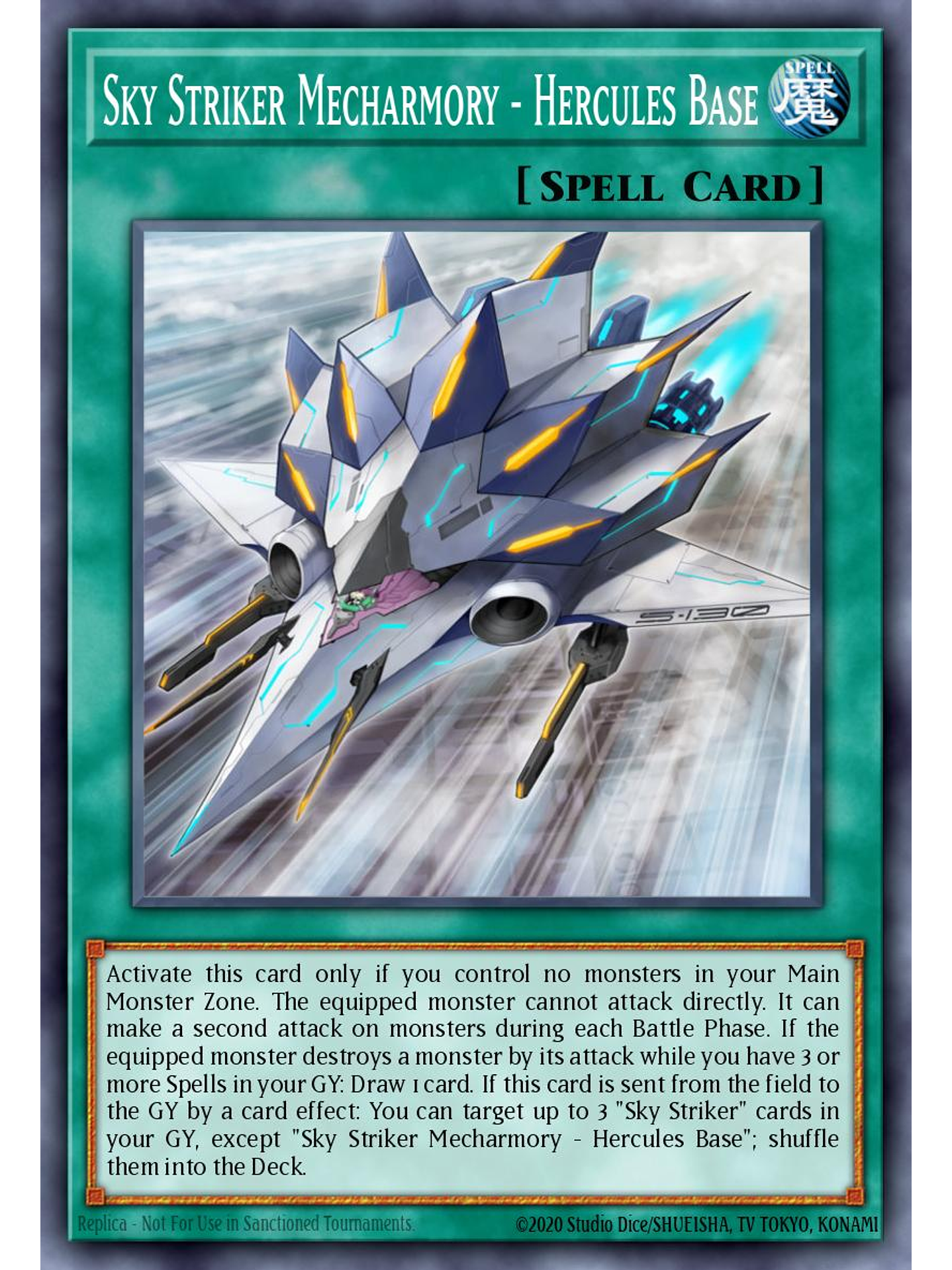 Sky Striker Mecharmory - Hercules Base - L26D-ENS17 - Common 1st Edition 1