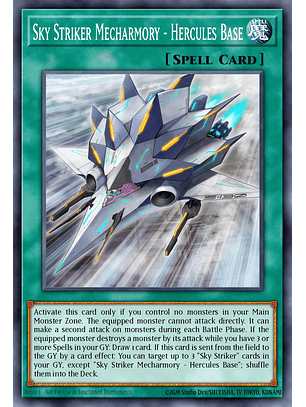 Sky Striker Mecharmory - Hercules Base - L26D-ENS17 - Common 1st Edition