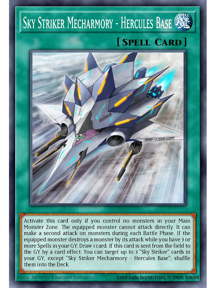 Sky Striker Mecharmory - Hercules Base - L26D-ENS17 - Common 1st Edition 1