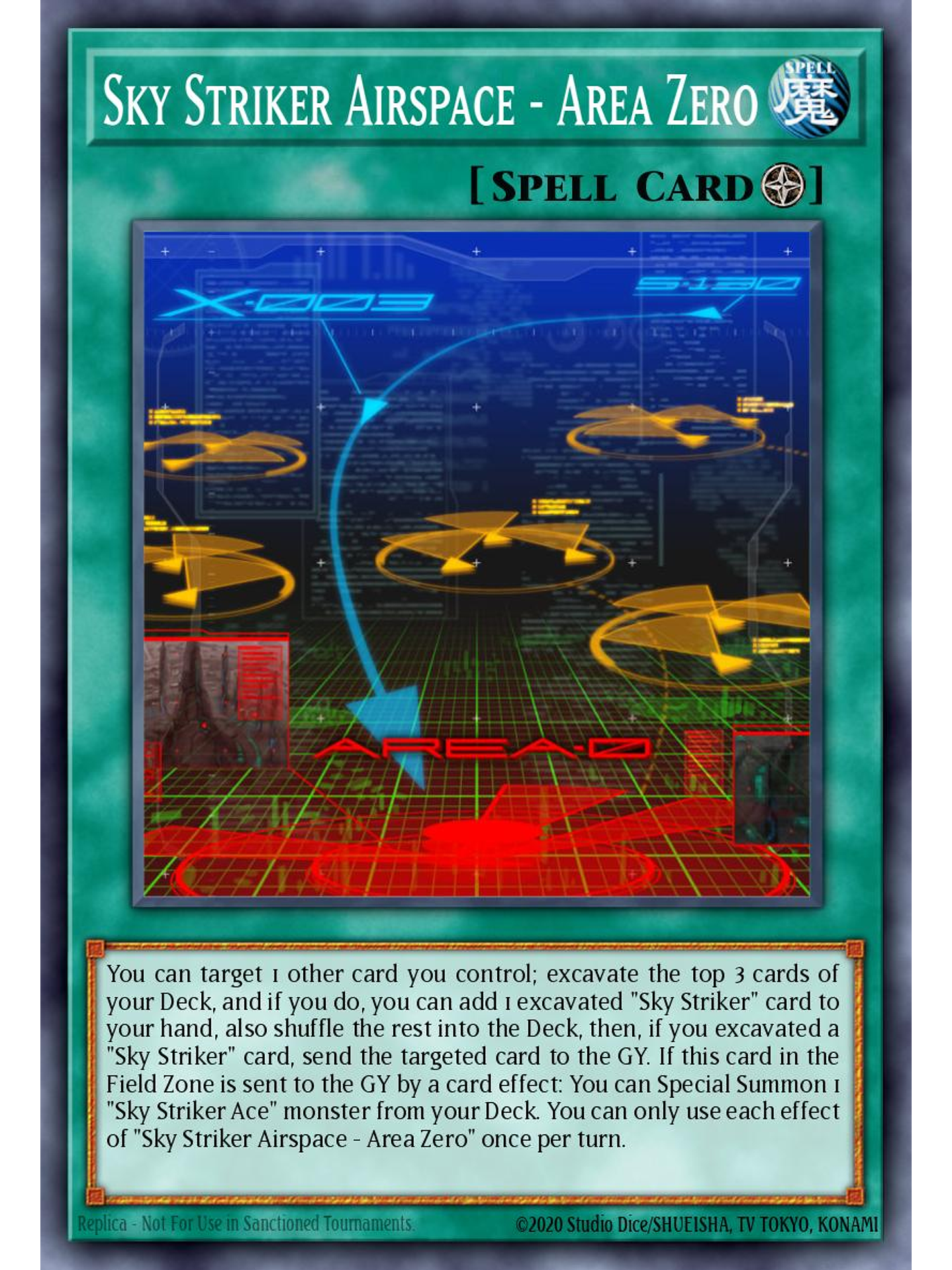 Sky Striker Airspace - Area Zero - L26D-ENS19 - Common 1st Edition 1